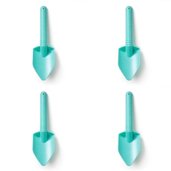 4x Bigjigs Toys 20cm Eco Spade Kids/Children Outdoor Sand Toy Eggshell GRN 18m+