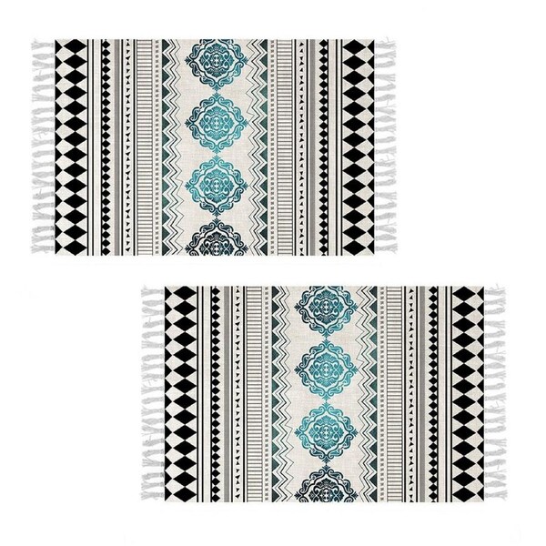 SOGA 2X 90cm Boho Bathroom Rug Vintage Kitchen Area Runner Rugs Home Decor