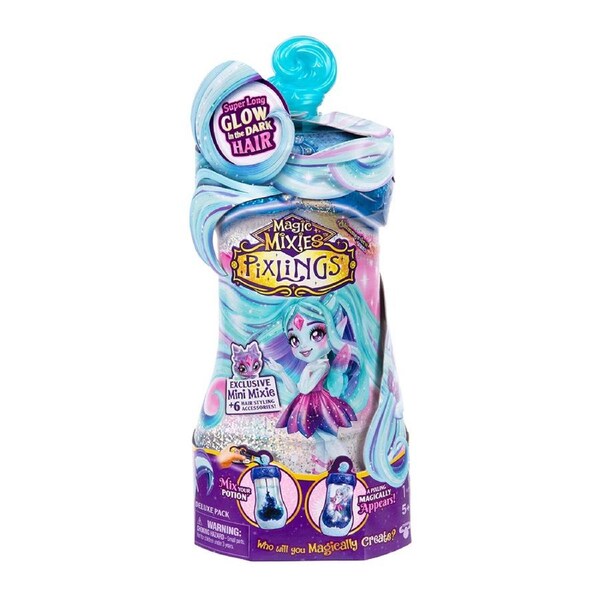 Magic Mixies Pixlings S2 Galaxy Hair Doll Flyt Figure Fun Playset Kids Toy 5y+