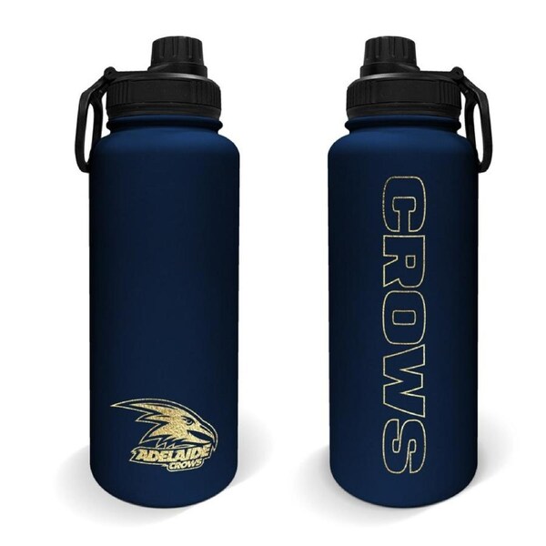 Adelaide Crows AFL Stainless Steel Double Walled Water Drink Bottle