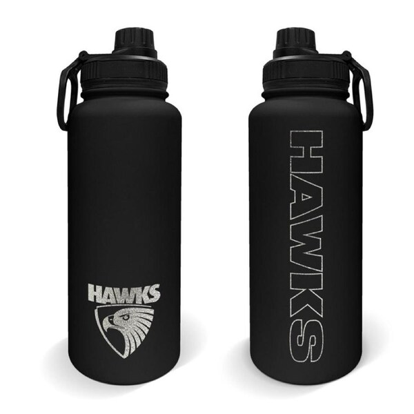 Hawthorn Hawks AFL Stainless Steel Double Walled Water Drink Bottle