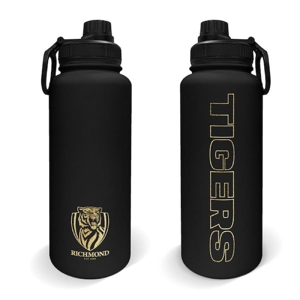 Richmond Tigers AFL Stainless Steel Double Walled Water Drink Bottle