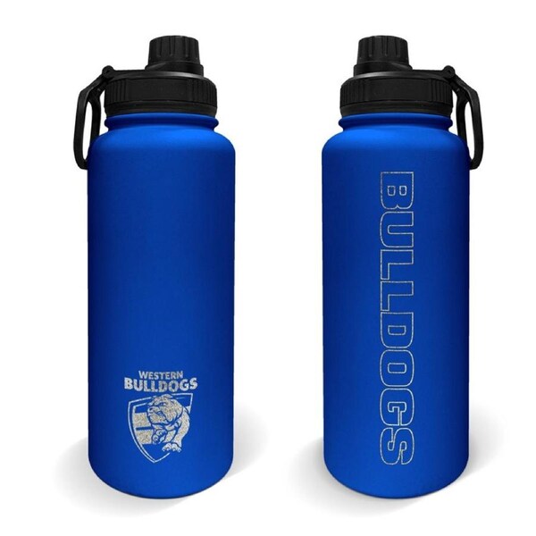 Western Bulldogs AFL Stainless Steel Double Walled Water Drink Bottle