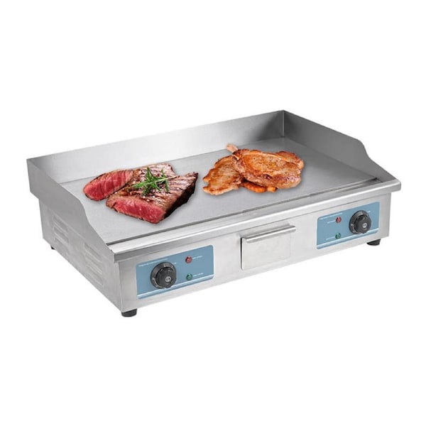 Commercial Electric Griddle 73cm BBQ Grill Plate 4400W