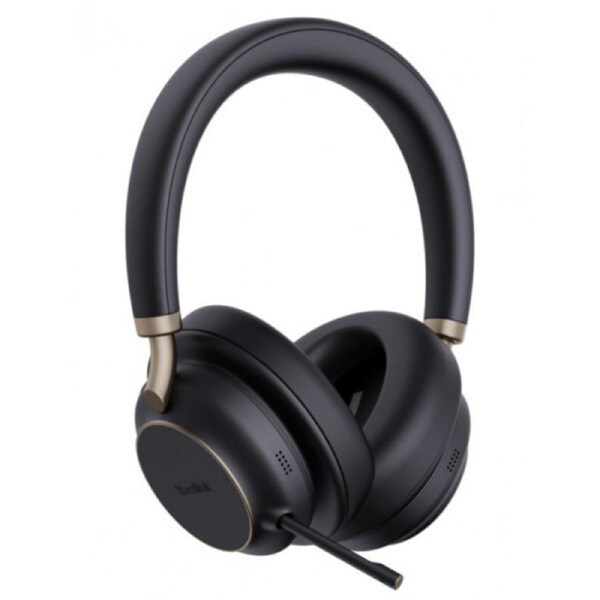 Yealink BH76Plus Bluetooth Stereo Headset, UC, ANC, USB-C, Retractable Microphone, 35 Hours battery life, Over-Ear&On-ear,Microsoft Teams & UC Certifi