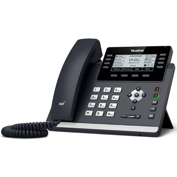 Yealink T43U 12 Line IP phone 3.7' 360x160 pixel Graphical LCD with backlight