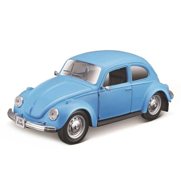 Maisto 1:24 Scale Volkwagen 1300 Beetle 1973 Assembly Line Blue Model Car