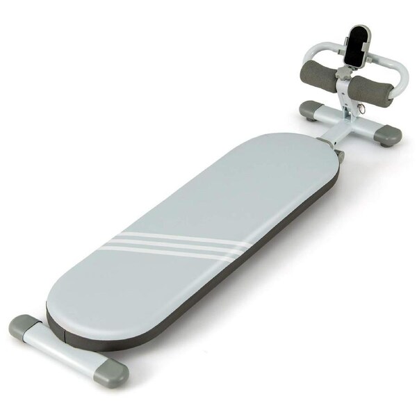 Costway Foldable Sit Up Bench Abdominal Exercise Bench Home Gym Fitness Equipment Blue