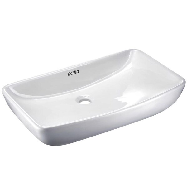 Cefito Ceramic Basin Bathroom Vanity Sink Above Counter Top Mount Bowl Basin 5