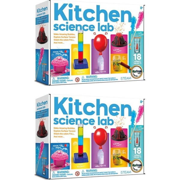 2x Kaper Kidz Kitchen Science Lab Experiments Kids/Childrens Toy 8Y+