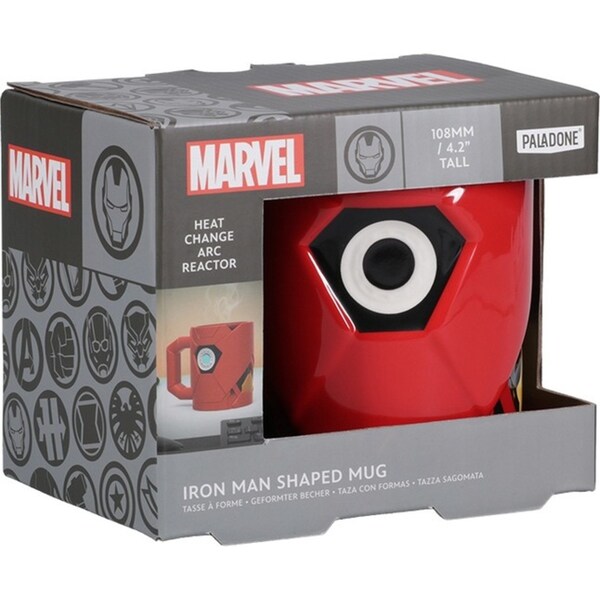 Disney Iron Man Shaped 500ml Coffee Mug Drinking Tea/Water Cup w/ Handle Red