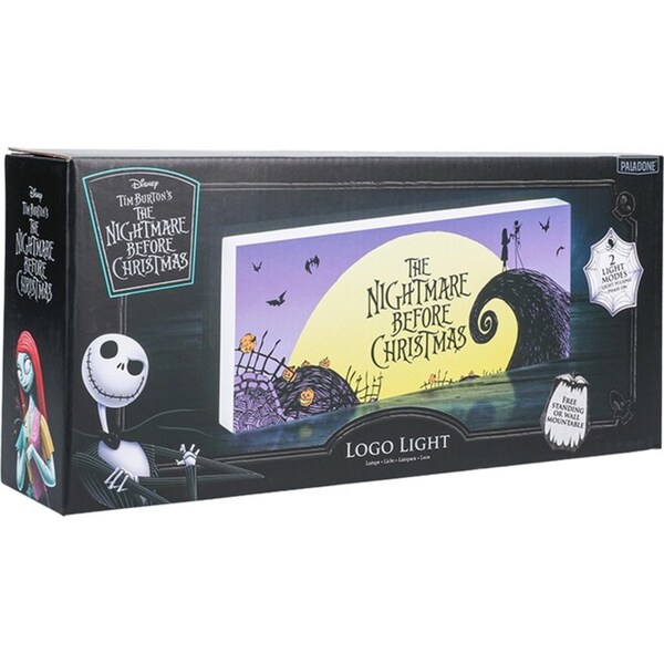 The Nightmare Before Christmas Logo Night Light Wall Mount/Freestanding Lamp