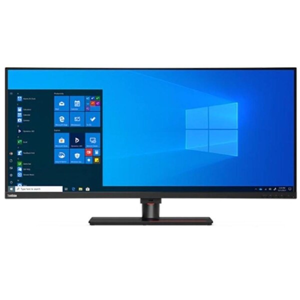 Lenovo ThinkVision P40w-20 39.7' WUHD Curve Monitor IPS 5120x2160 21:9 Height Adjustable Tilt Swivel DP HDMI USB-B LAN Audio 4xUSB-A TBT4 USB-C Hub 3y