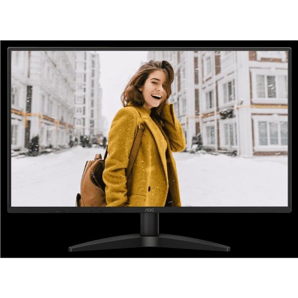 AOC 27' IPS, 100Hz, 250cd/m2, Full HD, 3-Way Frameless Slim- HDMI , VGA Tilt Low Blue Mode Flicker Free, VESA 100mm, Home Office Monitor