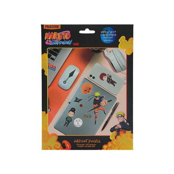 Naruto Gadget Decals 4-Sheets Waterproof Removeable Decor Vinyl Stickers Set