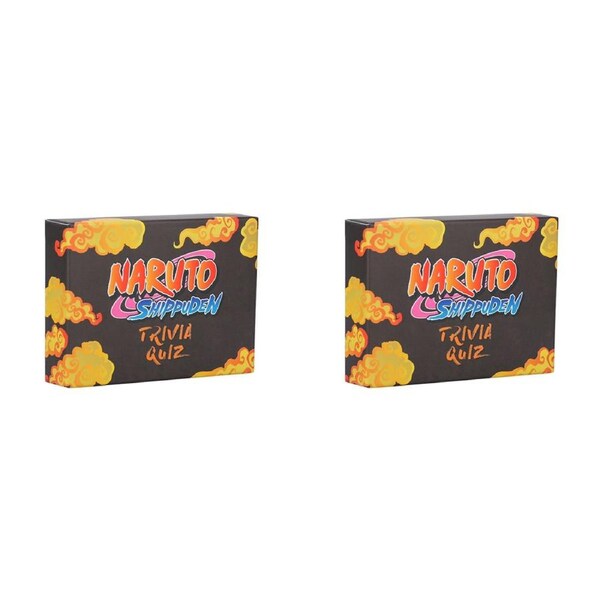 2PK Naruto Trivia Card Game Quiz Kid/Children Family Party Fun Question Play 6y+