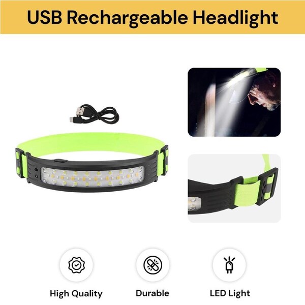 USB Rechargeable Headlight