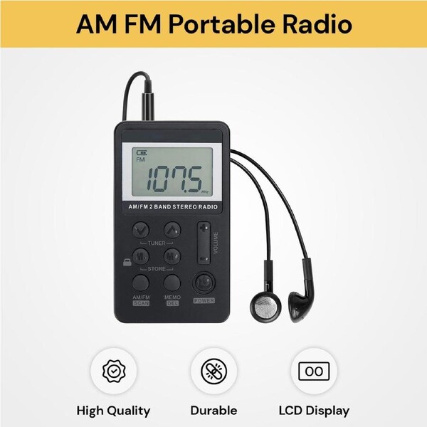 AM FM Portable Radio