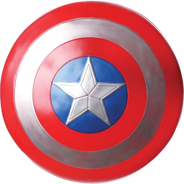 Marvel Captain America 61cm Plastic Shield Adult/Boys Hero Costume Accessory