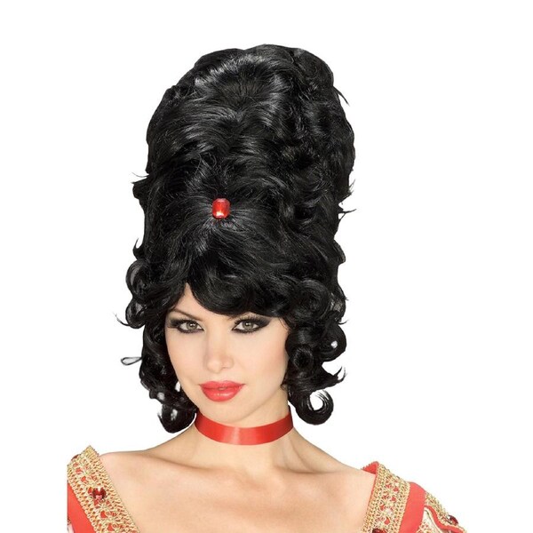 Rubies Beehive Wig Adult/Girls Costume Retro Party Dress-up Accessory Black