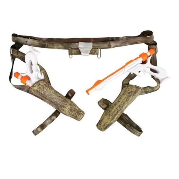 Star Wars Jango Fett Two Blaster Holster w/ Buckle Costume Dress-up Accessory