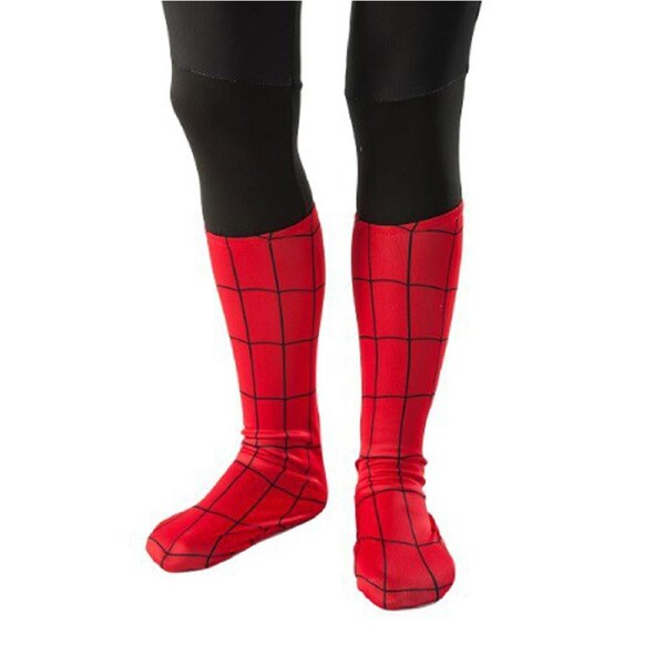 Spiderman Boot Covers Kids/Children Costume Party Dress-up Feet Accessory Red