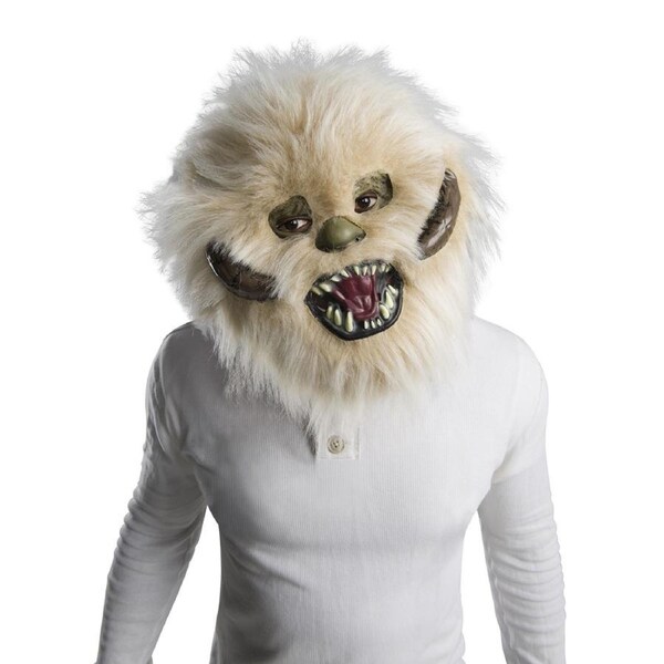 Star Wars Wampa Faux Furry Latex Mask Costume Cosplay Party Accessory Adult