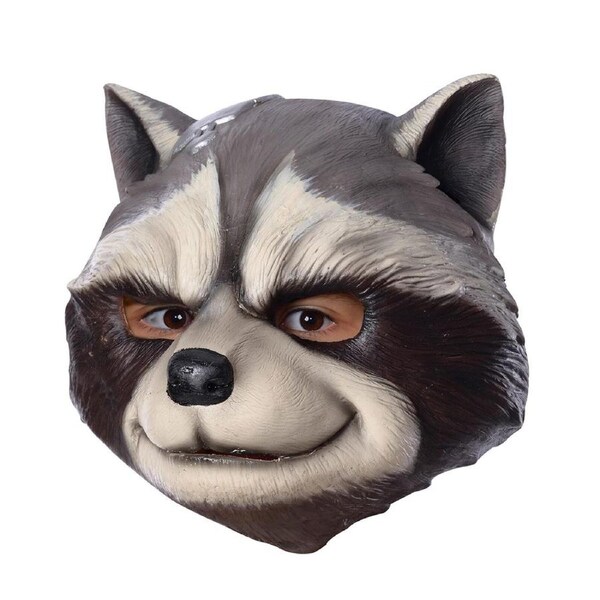 Guardians Of The Galaxy Rocket Raccoon 3/4 Plastic Mask Kids Costume Accessory