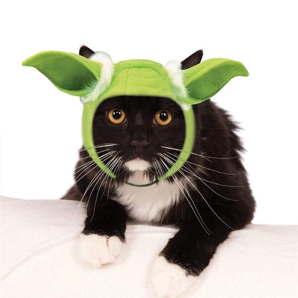 Star Wars Small Cat/Dog Yoda Ears Pet Costume Party Headwear Accessory Green