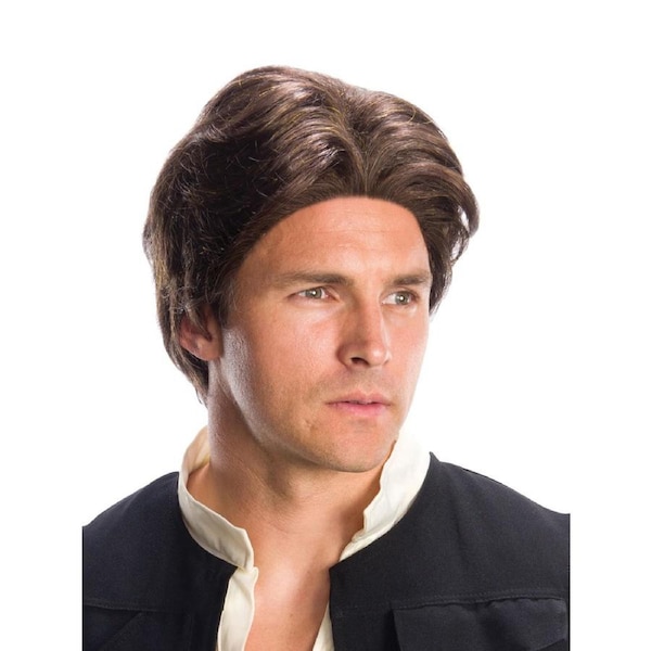 Star Wars Han Solo Wig Costume Party Dress-up Headwear Accessory Adult Brown