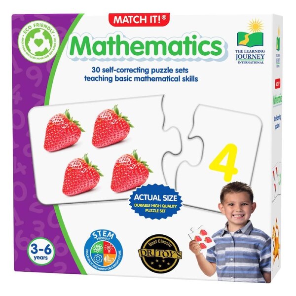 Learning Journey Match It! Mathematics Educational Puzzle