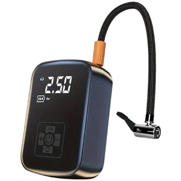 Rechargeable Car Tire Bike Air Pump Tire Inflator Portable Compressor Digital Cordles