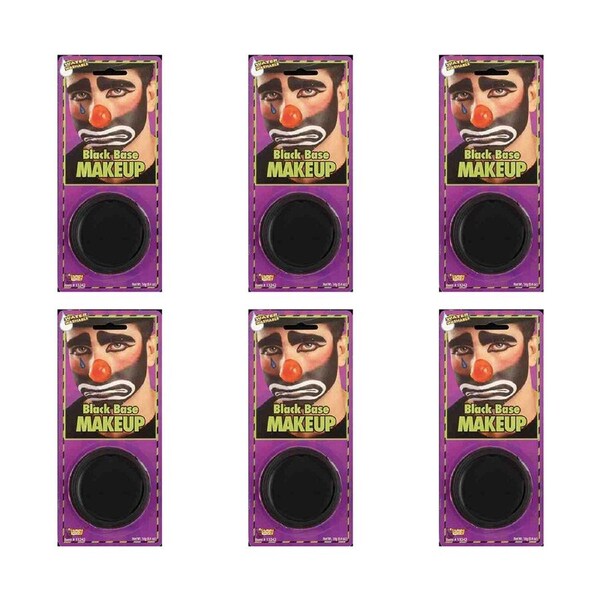 6x Grease Black Face Makeup Effects Halloween Trick or Treat Cosplay Accessory
