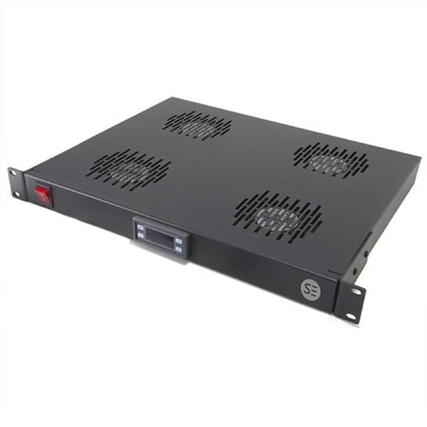 Serveredge 4 Way Fan Kit with Thermostat 1RU Rack Mountable