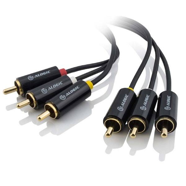 Alogic Premium 15M 3 Rca To Rca 3 Composite Cable Male To Male