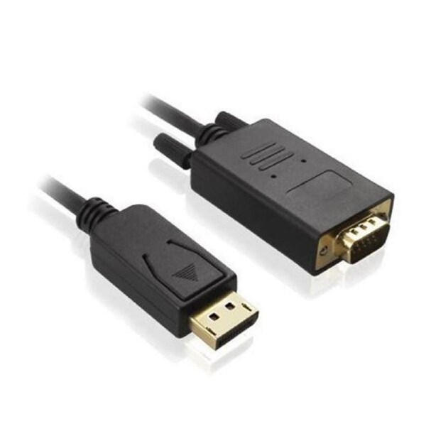 Cable Display Port To Vga Male To Male 1080P 2M