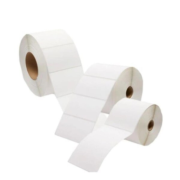 6 Rolls Calibor Label Plain Perm 100X50 1Acs 2500 R 76Mm Cre