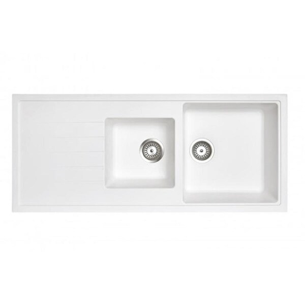 1160X500Mm Granite Kitchen Laundry Sin Single Bowl Small White