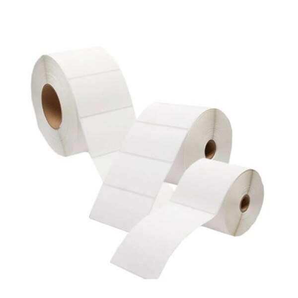 6 Rolls Calibor Label Plain Permanent Adhesive 50Mm X 28Mm 2000 R 25Mm