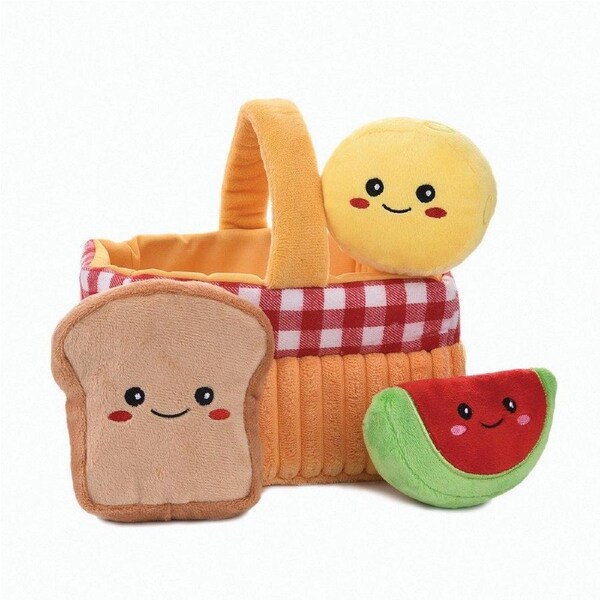 HUGSMART Puzzle Hunter Dog Toy Picnic Time Picnic Basket