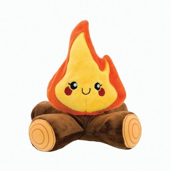 HUGSMART Fuzzy Friendz Dog Toy Camping Pup Campfire