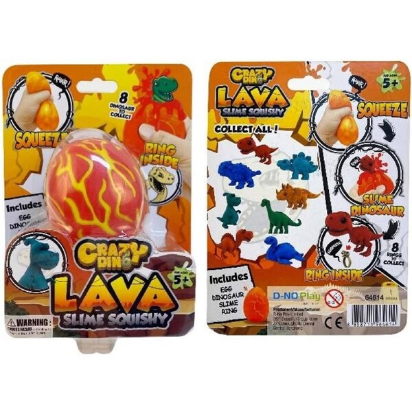 Crazy Dino - Lava Slime Squishy