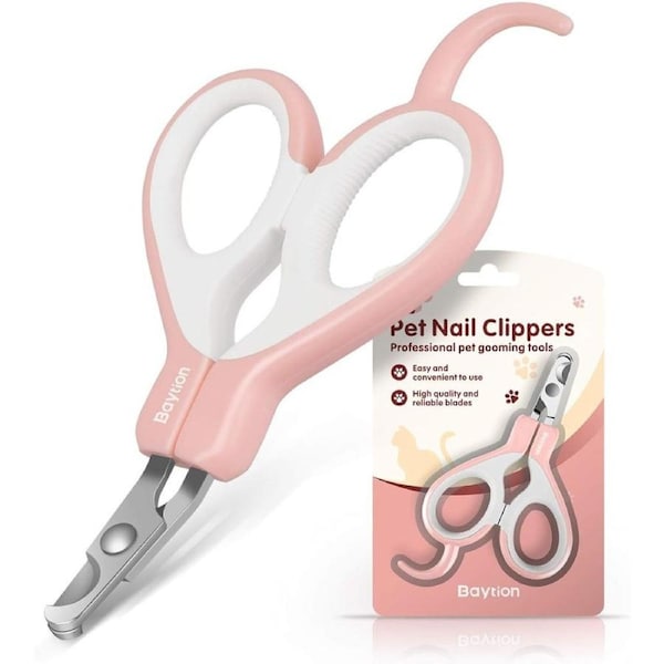 Cat Nail Clippers Baytion Pet Nail Clippers for small animals, Cat Claw Cutters Scissors for Guinea Pigs, Birds, Puppies, Kittens, Gerbils, Hamsters and Rabbits
