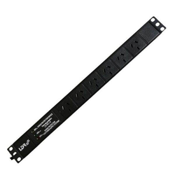 LDR 6-Port 10A Power Distribution Unit AU Approved - 6x 3-Pin AU/NZ Outlets/Slots - 1U Horizontal Mount