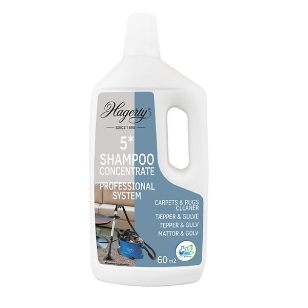Hagerty Cleaning Products 5 Star Shampoo Concentrate for Carpets and Fabric 1L