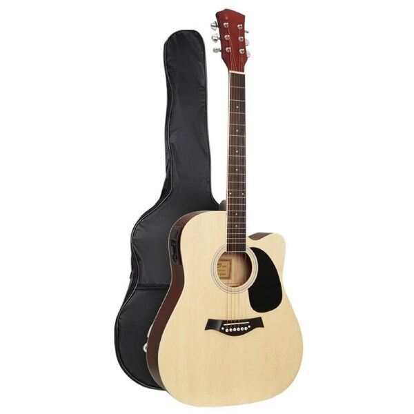 41" Inch Acoustic Guitar Wooden Classical EQ With Pickup Bass Natural