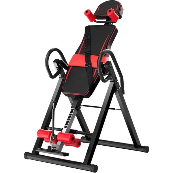 Table Gravity Stretcher Foldable Fitness Gym - Black and Red