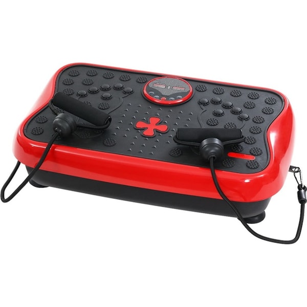 Vibration Machine Platform Plate Exercise Fit Gym Home - Red