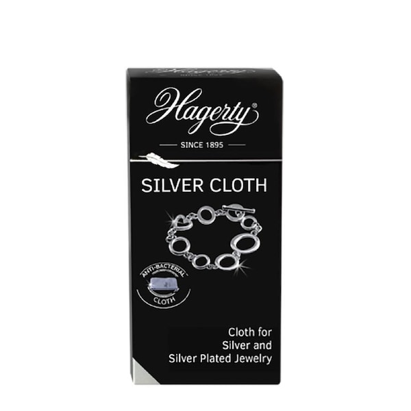 Hagerty Cleaning Products Anti-Bacterial Silver Cleaning Shine Cloth 30x36cm