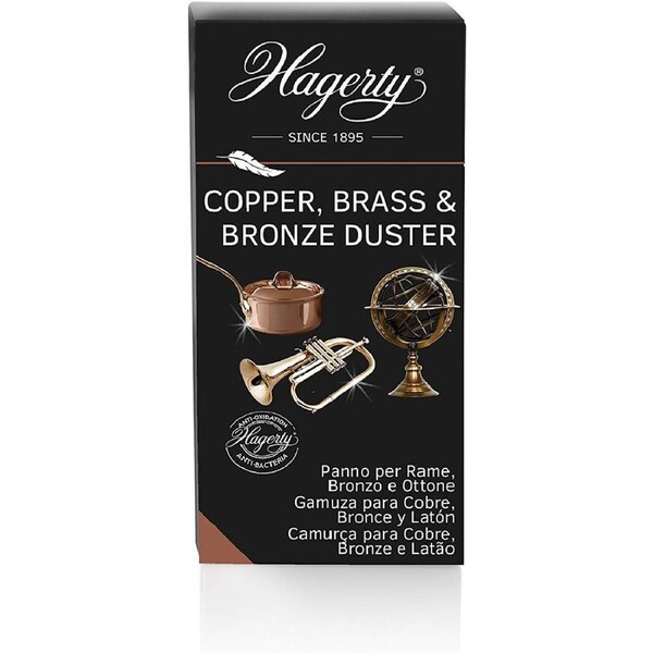 Hagerty Cleaning Products Copper/Brass/Bronze Duster Cleaning Shine Cloth